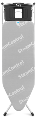  Brabantia ironing board with SteamControl cover and AquaBowl container 124x45 cm