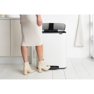 Brabantia Bo waste bin 2x30l white - 7