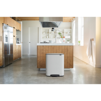 Brabantia Bo waste bin 2x30l white - 9