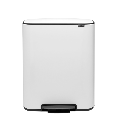 Brabantia Bo waste bin 2x30l white