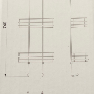 Zack Iparo shower baskets, black - 2