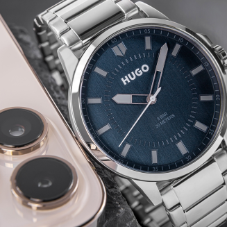 Zegarek Męski HUGO First 1530186 + BOX - 2