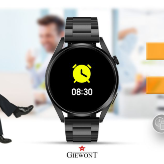 Smartwatch GIEWONT Vertex SmartCall GW450-2 Carbon/Carbon Leather - 10