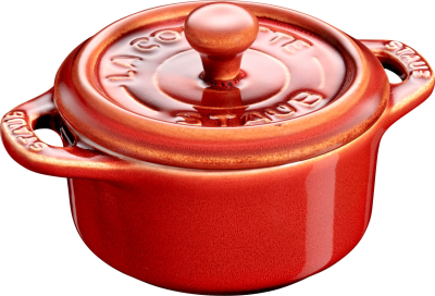 Staub Mini Cocotte Round - 200 ml, Chestnut