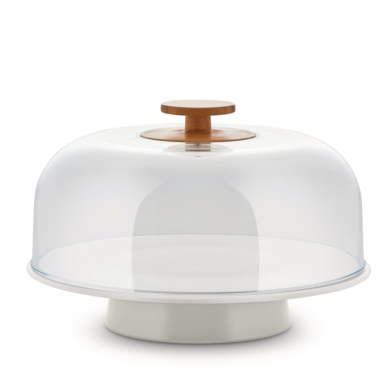 Alessi Mattina cake stand, gray