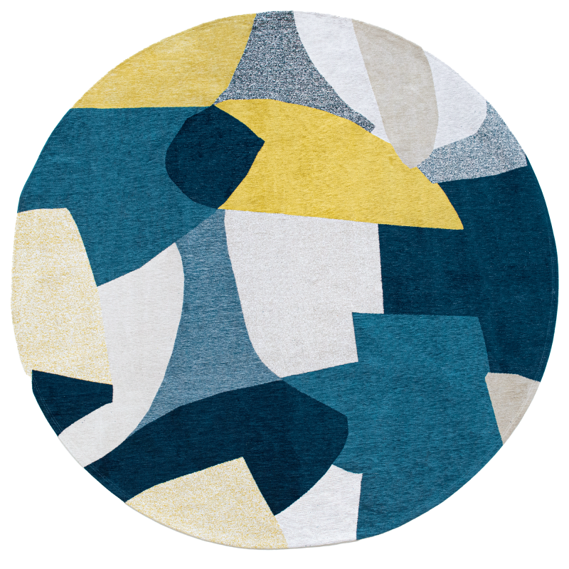  Round Louis de Poortere Gallery Collection Shapes Duck Song rug, 240 cm