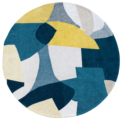  Round Louis de Poortere Gallery Collection Shapes Duck Song rug, 240 cm