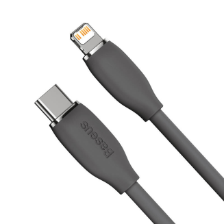 Kabel USB-C do Lightning Baseus Jelly, 20W, 1,2m (czarny) - 6