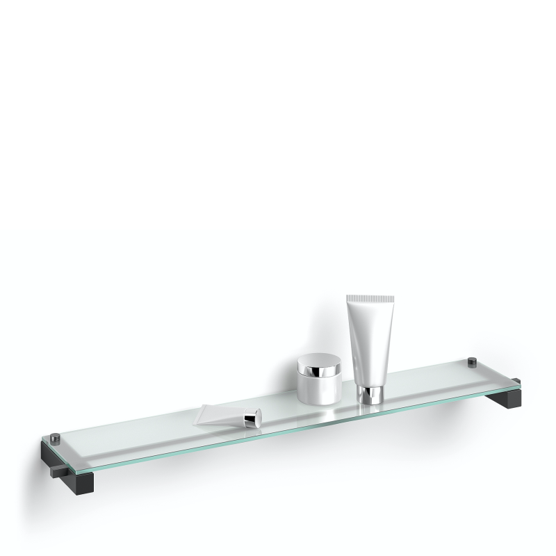 Zack Carvo bathroom shelf black 65 cm