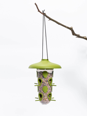 PLASTIA ROBIN Karmnik i poidełko dla ptaków 3 w 1 zielony