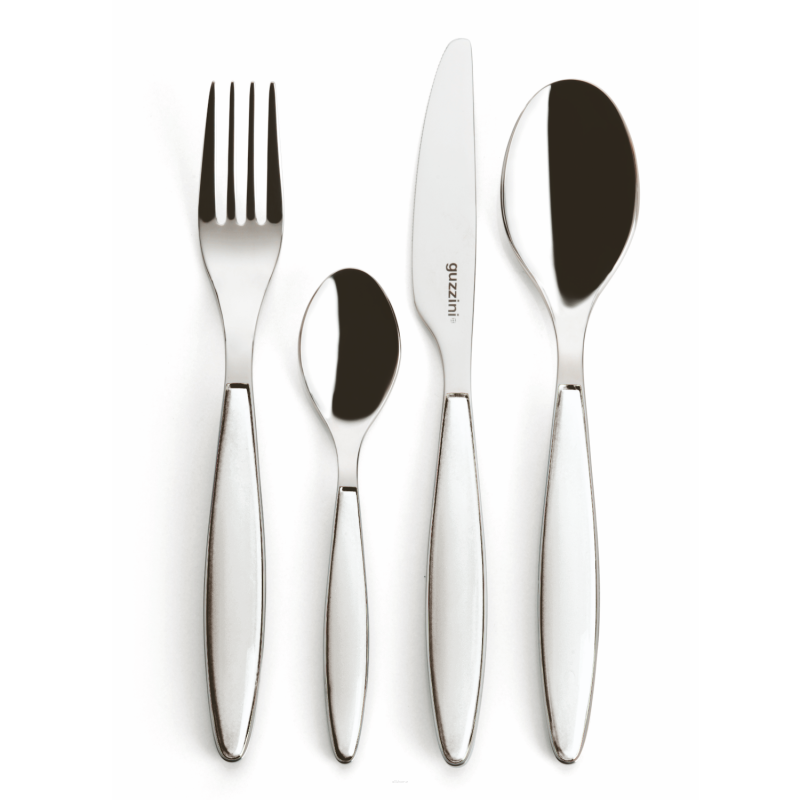  Guzzini Feeling cutlery set, 24 pcs, white