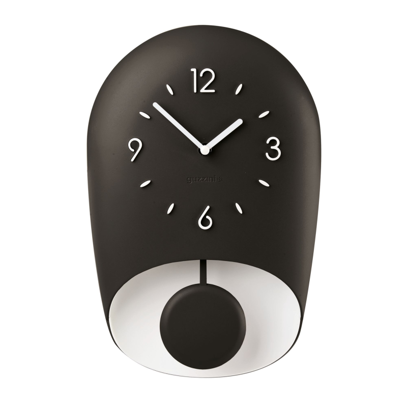  Guzzini Bell pendulum clock, matt black