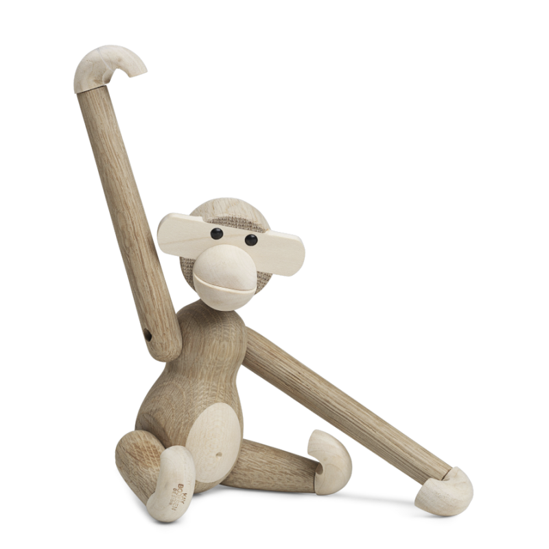  Kay Bojesen wooden figurine Monkey oak and maple small