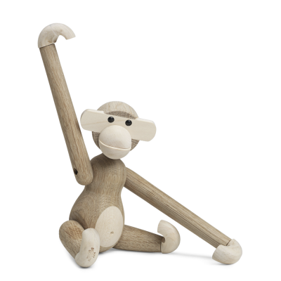  Kay Bojesen wooden figurine Monkey oak and maple small