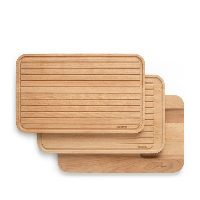 Set of 3 Brabantia Profile wooden boards