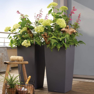  Lechuza Cubico Color 22 flowerpot | 30 | 40 gray slate - 9