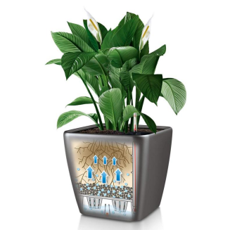  Lechuza Quadro Premium LS 21 flowerpot | 28 | 35 | 43 | 50 white gloss - 4
