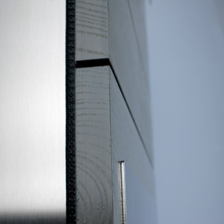  Keilbach Glasnost Wood letterbox gray - 2