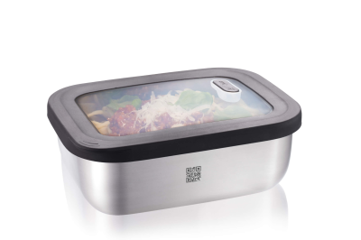  GEFU | Steel rectangular container PROVIDO 1.3 ltr