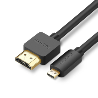Kabel UGREEN HD127 micro HDMI-HDMI 3m (czarny) - 2