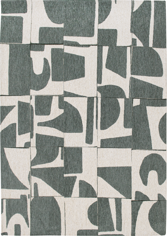 Louis de Poortere Craft Papercut sea spray rug