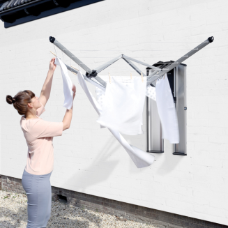 Brabantia Wallfix wall-mounted laundry dryer in a housing - 3
