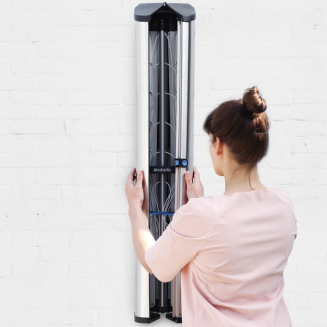 Brabantia Wallfix wall-mounted laundry dryer in a housing - 4