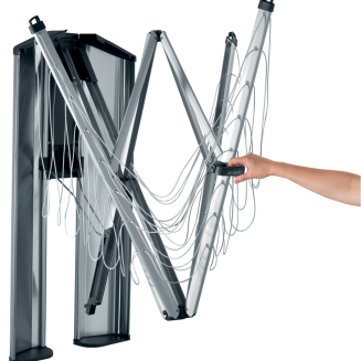 Brabantia Wallfix wall-mounted laundry dryer in a housing - 2