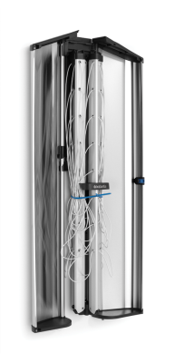 Brabantia Wallfix wall-mounted laundry dryer in a housing