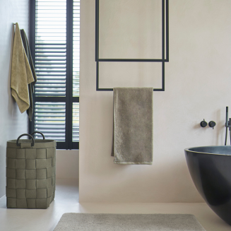  Aquanova Mauro Truffle bathroom rug 60x60 cm - 5