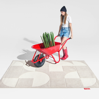  Fatboy Carpretty Petit Jigsaw Cream/White outdoor rug 160x230 cm - 2