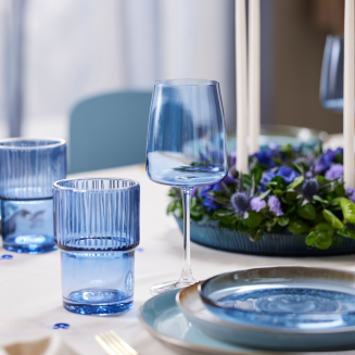 Zestaw 4 szklanek do wody Bitz Kusintha Blue 380 ml - 3