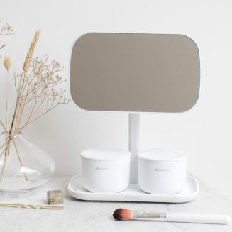  Brabantia ReNew White mirror with tray - 12