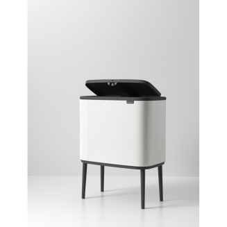 Brabantia Bo Touch Bin 11+11+11l white - 3