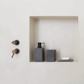  Sorema Shelter magnetic gray bathroom mug - 3