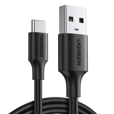 Kabel UGREEN US287 USB-A-USB-C 1.5m (czarny)