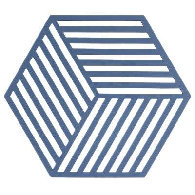  Zone Denmark Hexagon Denim Dish Mat 16x14 cm