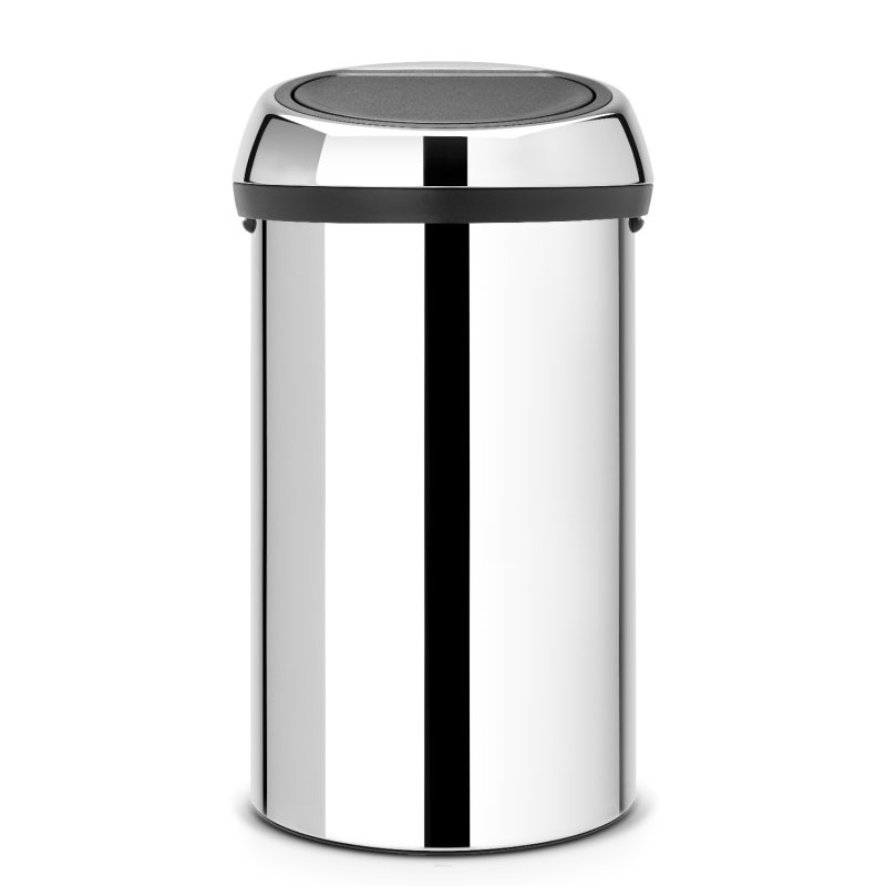 Brabantia Touch Bin 60l, glossy steel
