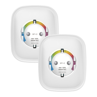 Inteligentne gniazdko WiFi Gosund SP1-HE, 2 sztuki (HomeKit) (dwupak) 16A
