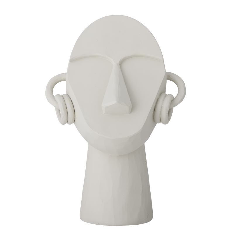  Bloomingville Luelle Deco White sculpture 24 cm
