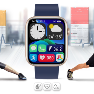 Smartwatch Damski Gravity GT3-4 Różowo-Granatowy - 10