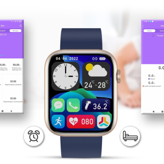 Smartwatch Damski Gravity GT3-4 Różowo-Granatowy - 11