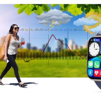 Smartwatch Damski Gravity GT3-4 Różowo-Granatowy - 14