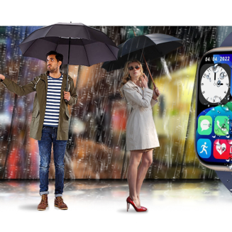 Smartwatch Damski Gravity GT3-4 Różowo-Granatowy - 20