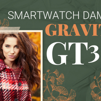 Smartwatch Damski Gravity GT3-4 Różowo-Granatowy - 5