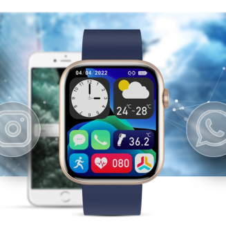 Smartwatch Damski Gravity GT3-4 Różowo-Granatowy - 8