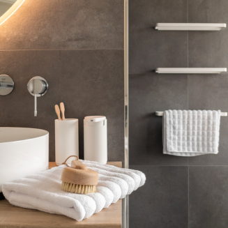  Zone Denmark Rim White Towel Rail 44cm - 2