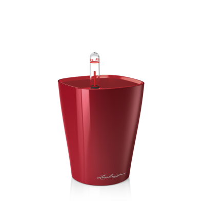  Lechuza Mini Deltini planter, red gloss