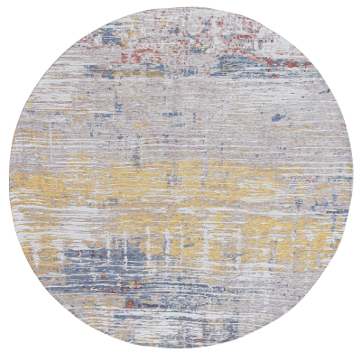 Louis de Poortere Atlantic Streaks montauk multi round rug
