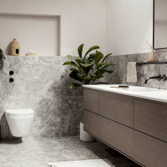 Deep bathroom shelf Zone Denmark Rim Black - 3